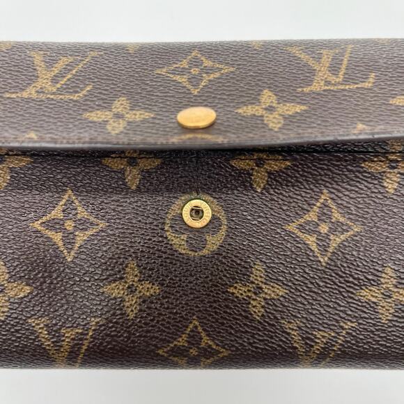 LOUIS VUITTON Monogram Leather Long Wallet with CERTIFICATE of AUTHENTICATION - Picture 11 of 16